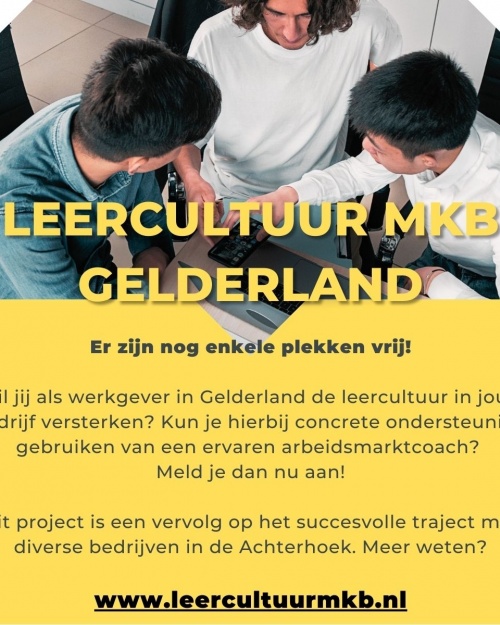 Ondersteuning voor versterken leercultuur werkgevers Gelderland